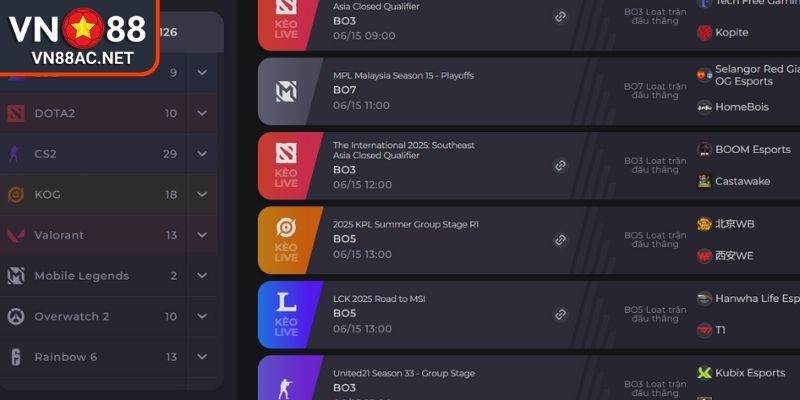 E-Sports VN88 Thế Giới Cá Cược Thể Thao Điện Tử Hàng Đầu 1 Tổng quan về loại hình E-Sports VN88